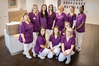 Teamfoto des Praxis-Teams